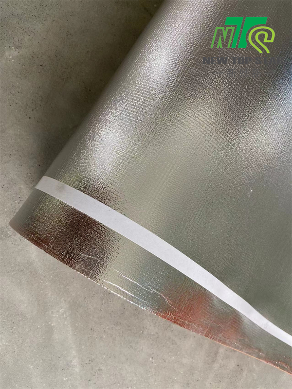 30KGS/m3 Soundproof Laminate Floor Underlay , IXPE Silver Foam Underlay