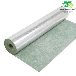 Foil Backed Laminate Hardwood Flooring Underlayment Acoustic 3mm With Gold Film