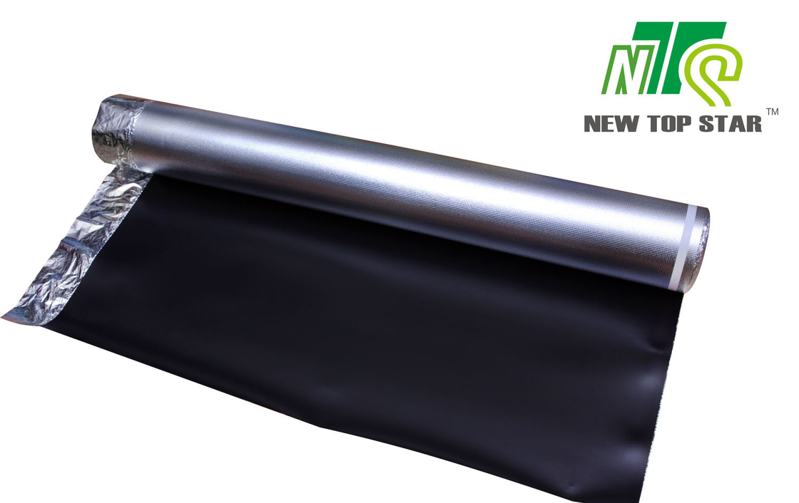 IXPE Polyethylene Foam Vinyl Plank Flooring Underlay Soundproof With Silver Foil